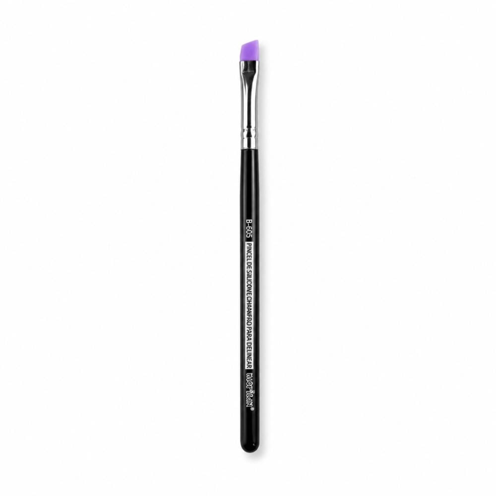 Macrilan Pincel de Silicone Chanfrado Para Delinear B-605
