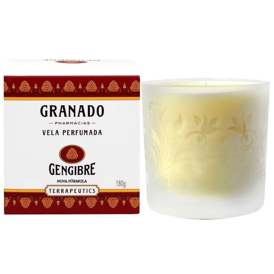Vela Perfumada Terrapeutics Gengibre 180G - Granado