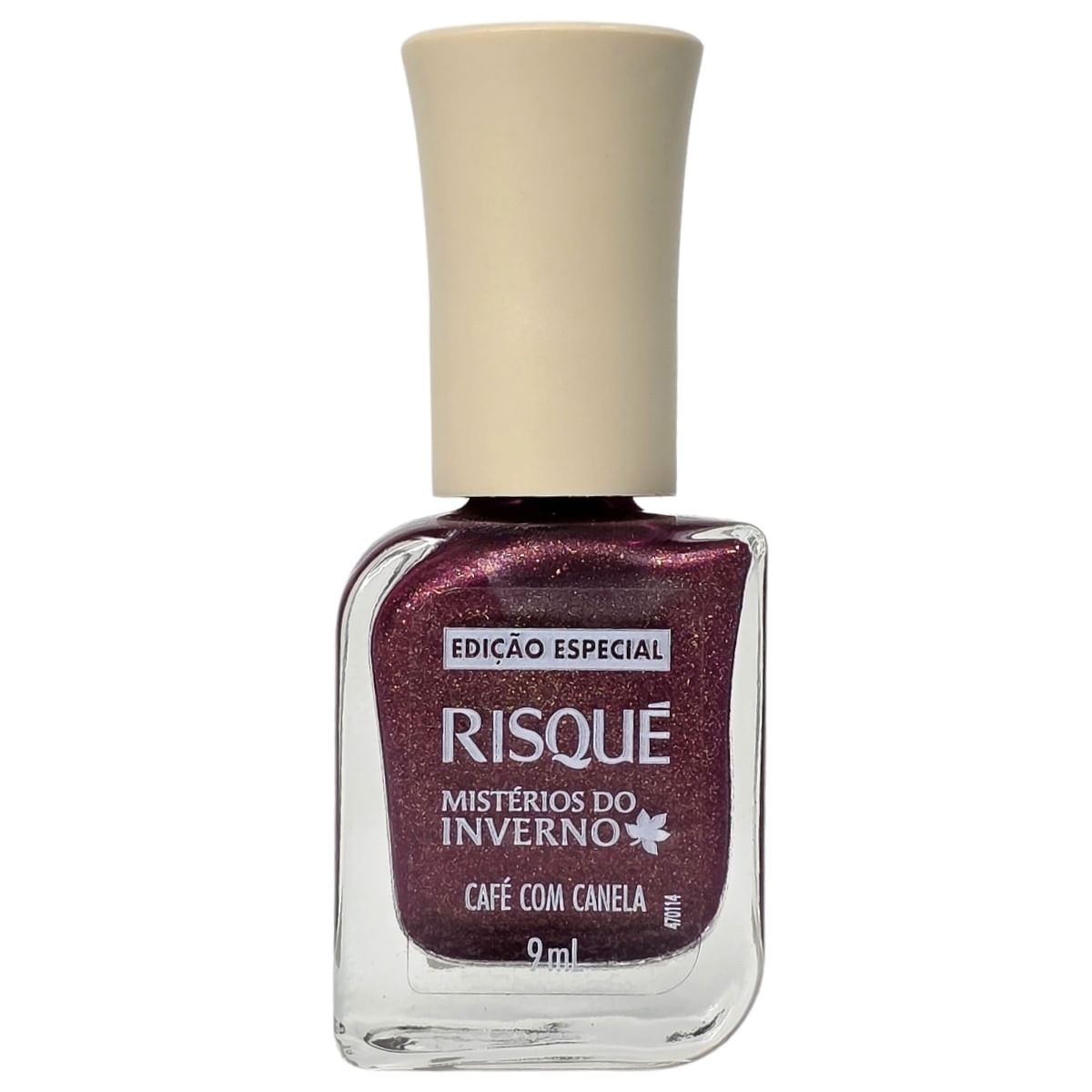 Esmalte Metálico Mistérios Do Inverno Café Com Canela Risque 9Ml