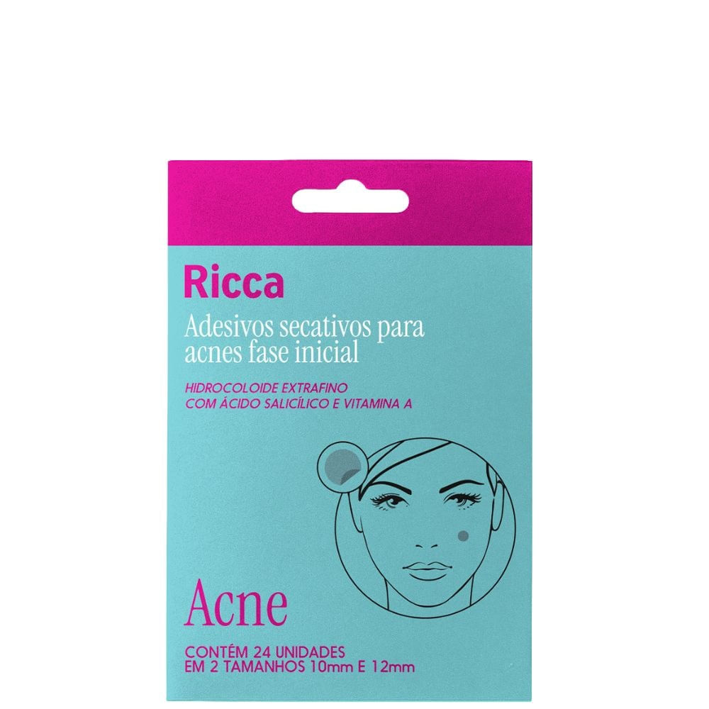 Adesivo Secativo Para Acnes Fase Inicial - Ricca
