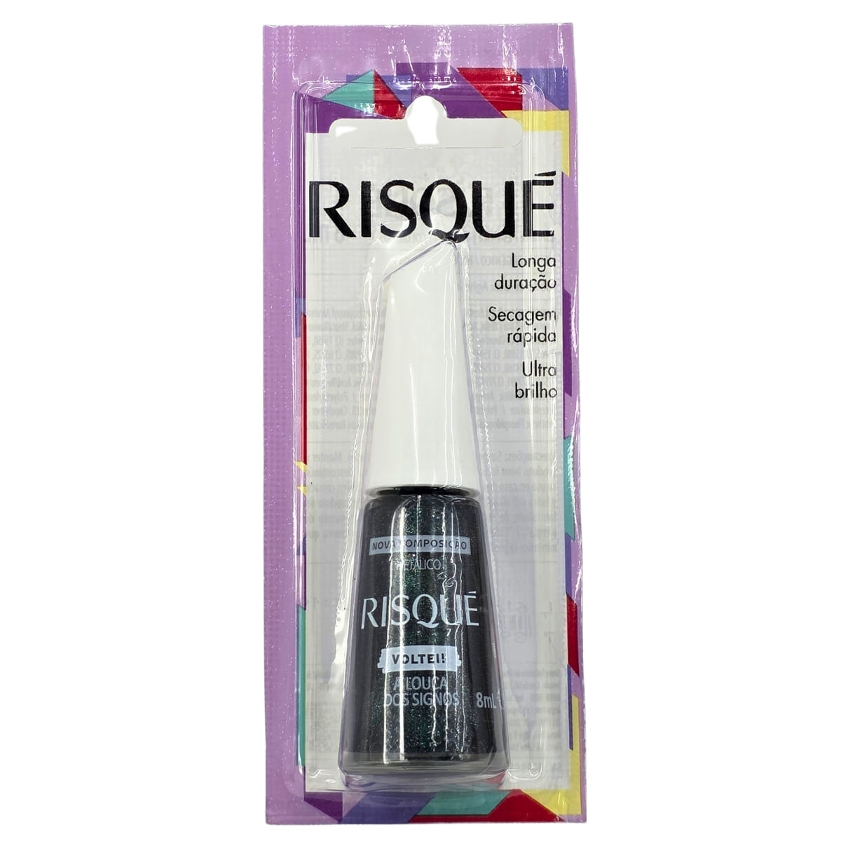Esmalte Metálico A Louca dos Signos Blíster Risque 8ml