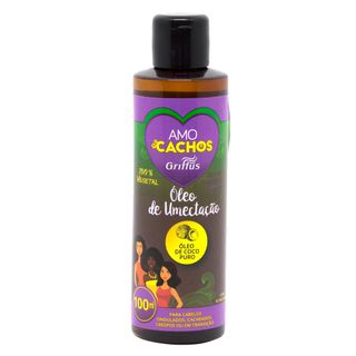 Griffus Amo Cachos - Óleo de Coco Umectante - 100ml Menor preço em Griffus Amo Cachos - Óleo de Coco Umectante - 100ml