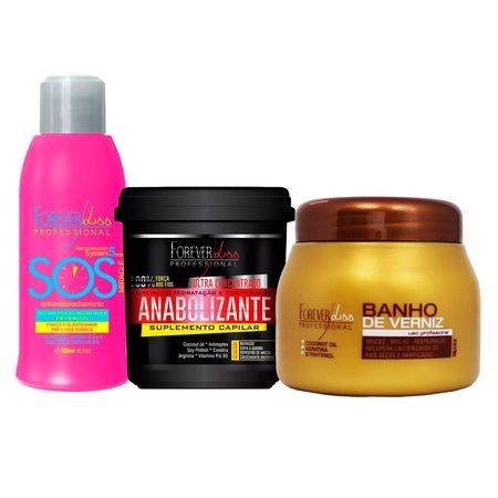 Forever-Liss-Cronograma-Capilar-Kit---Creme-+-Máscara-Capilar-+-Tratamento-Kit--1