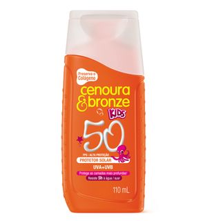 Protetor Solar Cenoura & Bronze Kids - FPS50 - 110ml Menor preço em Protetor Solar Cenoura & Bronze Kids - FPS50 - 110ml