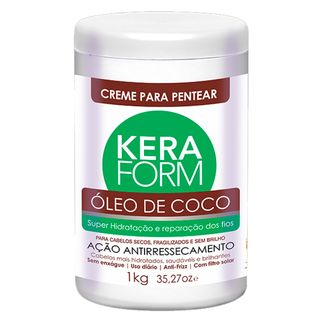 Menor preço em Skafe Keraform Óleo de Coco - Creme para Pentear - 1kg
