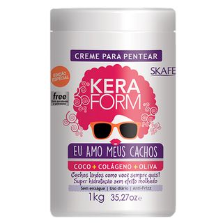 Skafe Keraform Eu Amo Meus Cachos - Creme para Pentear - 1Kg Menor preço em Skafe Keraform Eu Amo Meus Cachos - Creme para Pentear - 1Kg
