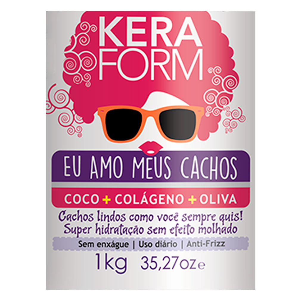 Skafe Keraform Eu Amo Meus Cachos - Creme para Pentear