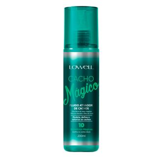 Lowell Cacho Mágico - Fluido ativador de Cachos - 200ml Menor preço em Lowell Cacho Mágico - Fluido ativador de Cachos - 200ml