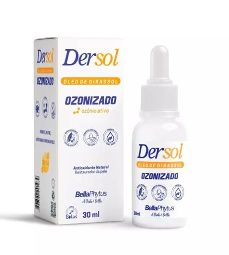 Dersol Ozonizado Óleo De Girassol Bellaphytus 30Ml