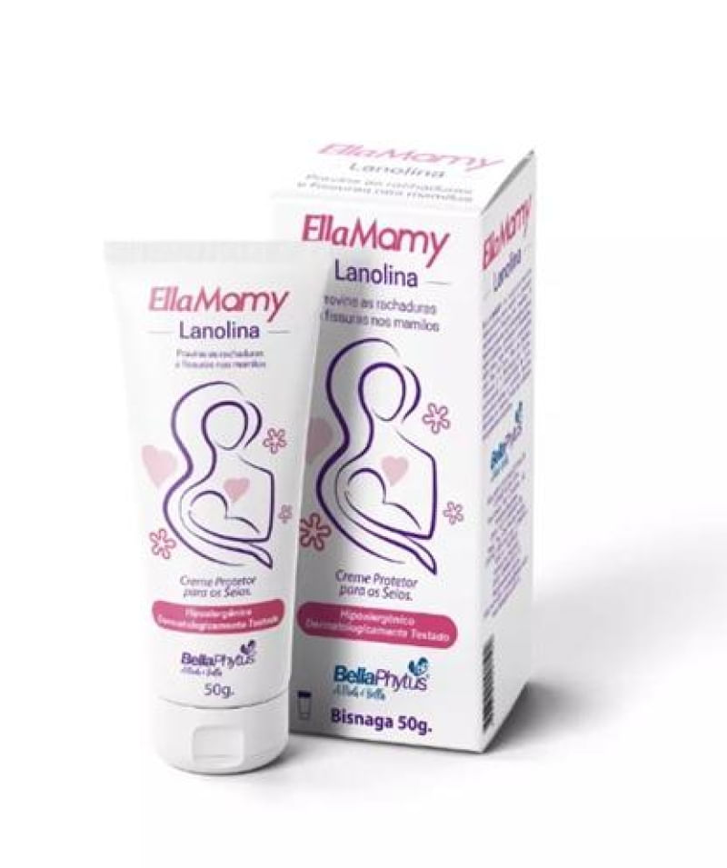 Ellamamy  Creme Lanolina Bellaphytus 50G