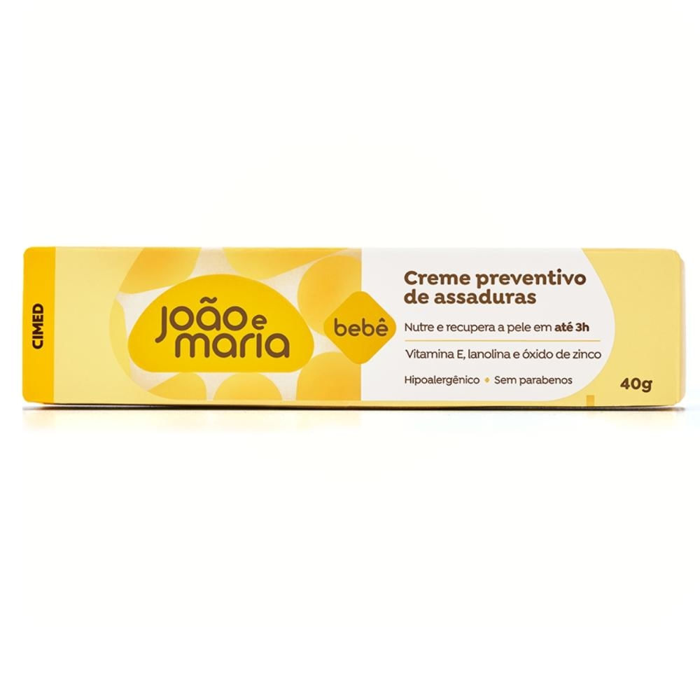 Creme Preventivo De Assaduras João E Maria 40 Gr