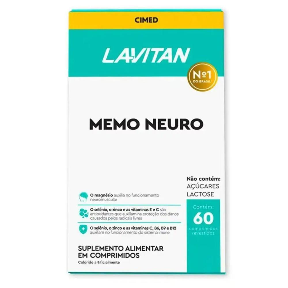 Lavitan Memo Neuro Cimed 60 Capsulas