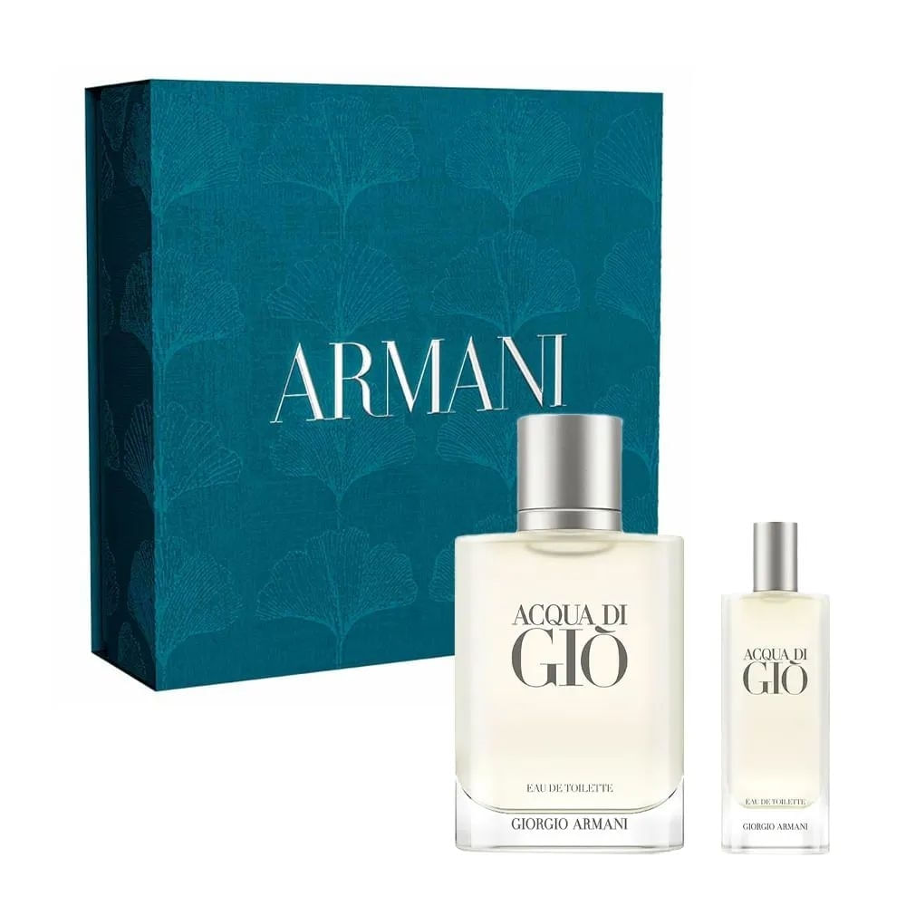 Kit Acqua Di Gió + Mini Eau de Toilette Masculino-100 ml