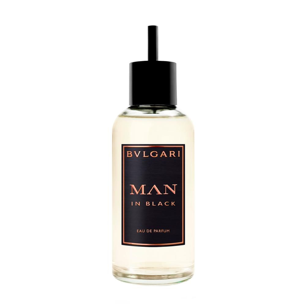 Bvlgari Man In Black Edp Perfume Masculino 200Ml - Refil