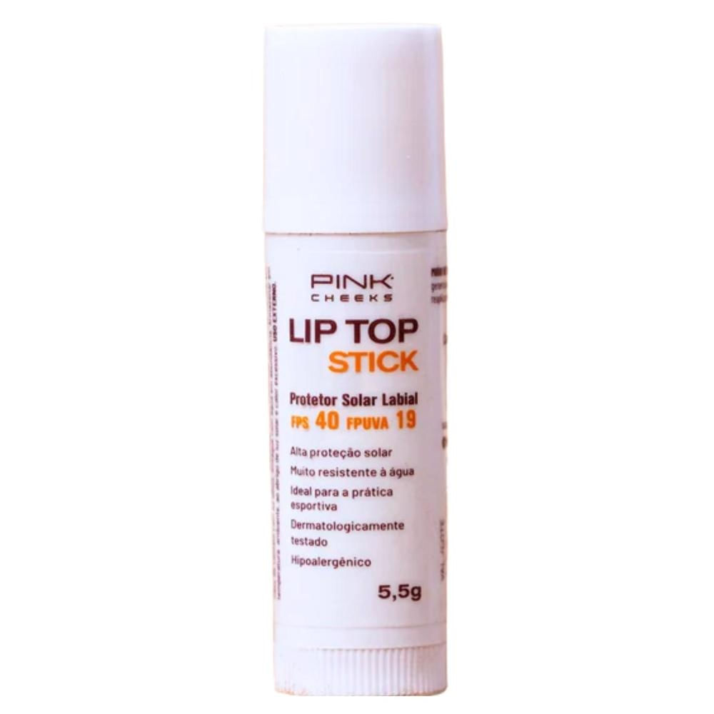 Pink Cheeks Protetor Solar Labial Hidratante Lip Top FPS40