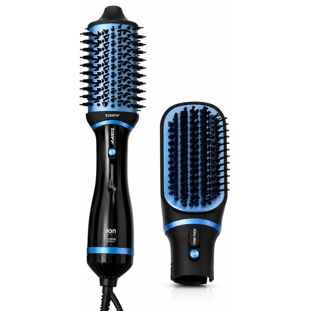 Kit Escova Secadora Taiff Tourmaline 1200W Bivolt + Refil Formato Raquete