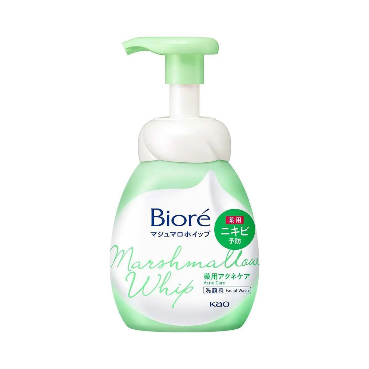 Espuma de Limpeza Facial Bioré Marshmallow Whip Acne Care 150ml