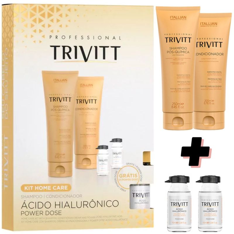 KIT HOMECARE TRIVITT POWER DOSE ACIDO HIALURONICO - Época Cosméticos