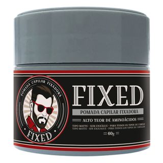 Fixed Pomada Capilar Fixadora com Aminoácido - Finalizador - 60g Menor preço em Fixed Pomada Capilar Fixadora com Aminoácido - Finalizador - 60g