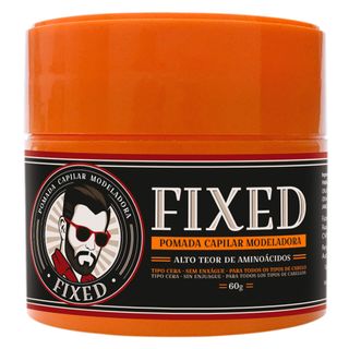 Fixed Pomada Capilar Modeladora com Aminoácido - Finalizador - 60g Menor preço em Fixed Pomada Capilar Modeladora com Aminoácido - Finalizador - 60g