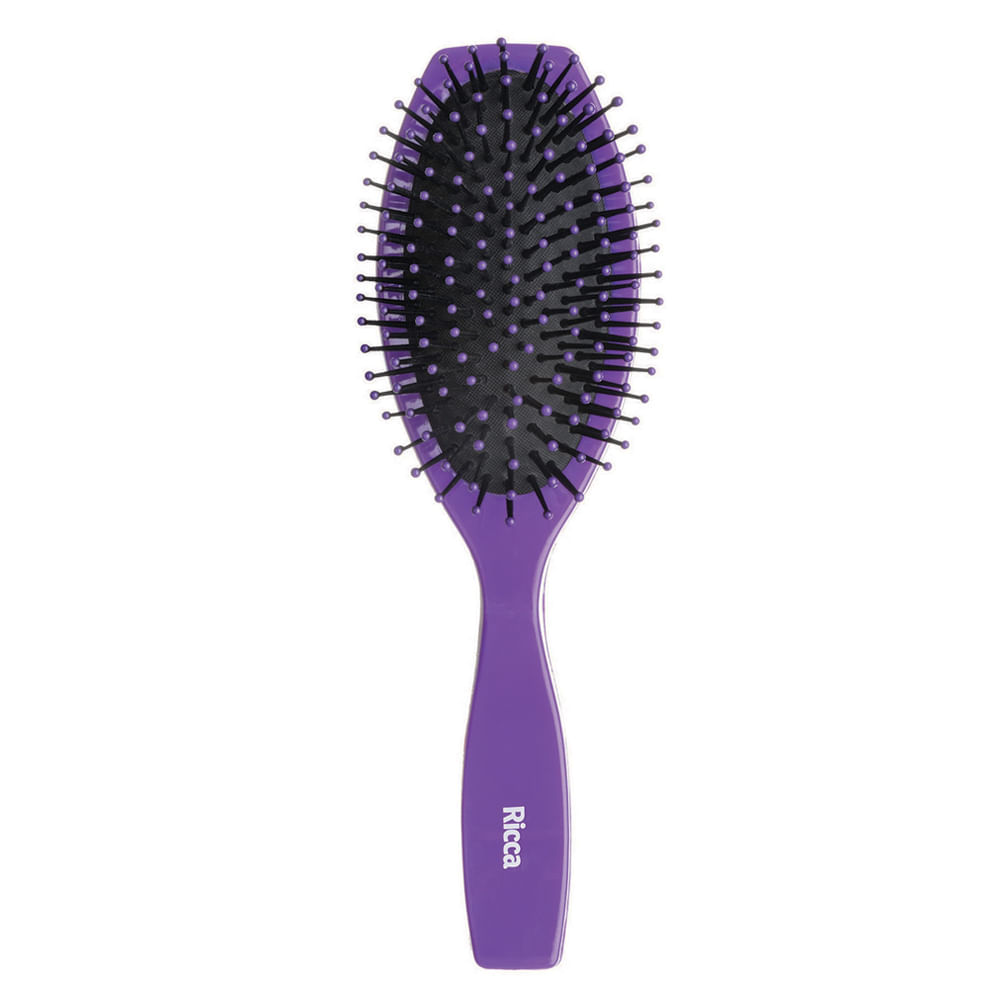 Escova para Cabelo Ricca - Almofadada Oval