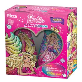ricca-barbie-reinos-magicos-kit-shampoo-condicionador