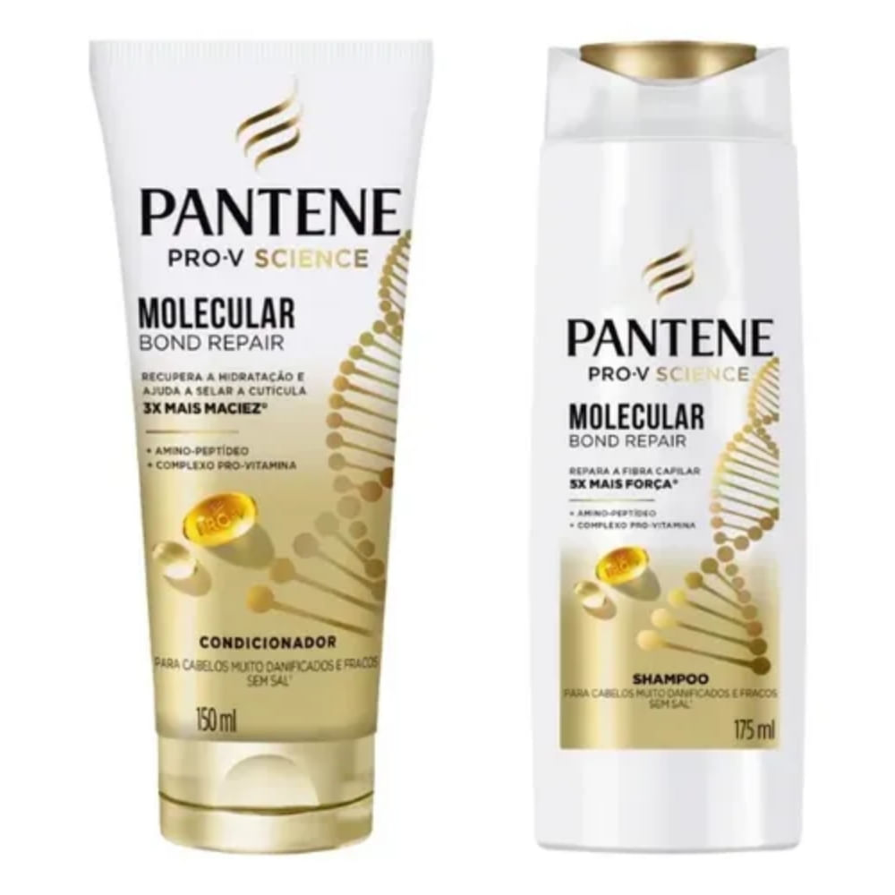 Kit Molecular  Bond Repair Shampoo 150Ml  Condicionador 175Ml | Pantene