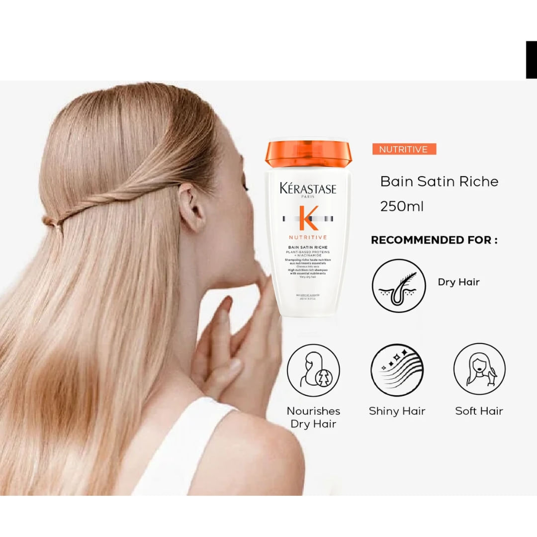 Kérastase - Nutritive Bain Satin Riche - Shampoo 250ml - Época