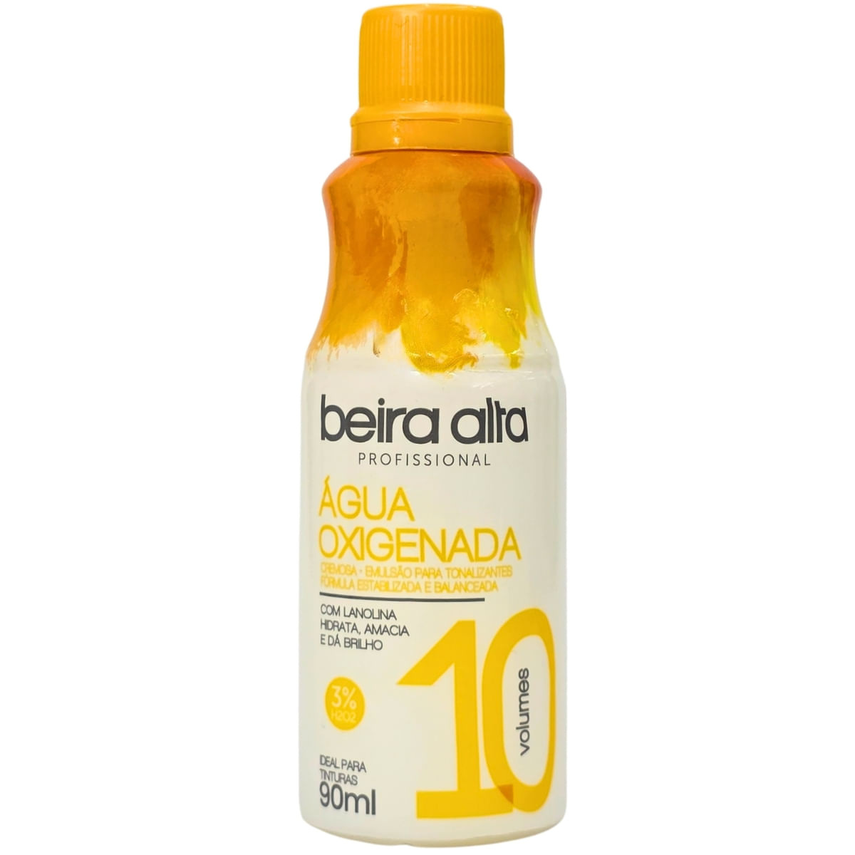 Água Oxigenada Cremosa Com Lanolina 10 Volumes Beira Alta 90Ml