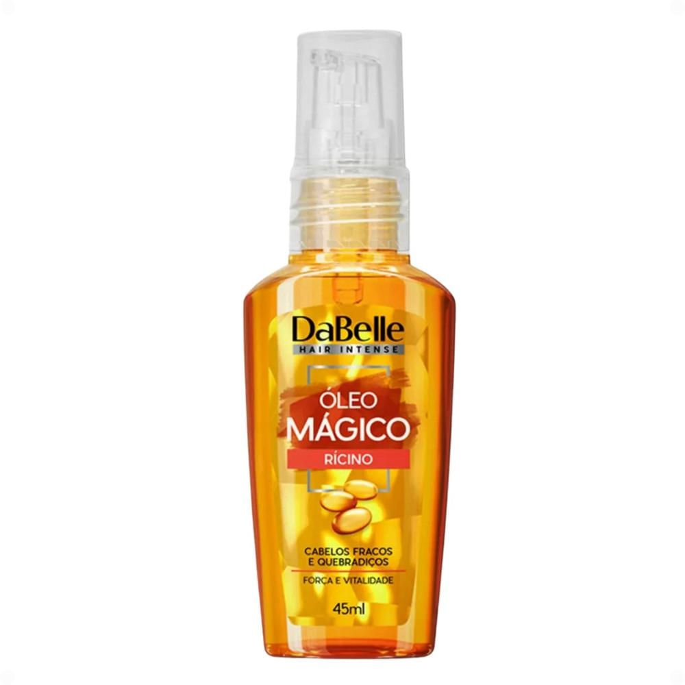 Óleo Mágico DaBelle Rícino Cabelos Fracos e Quebradiços 45ml