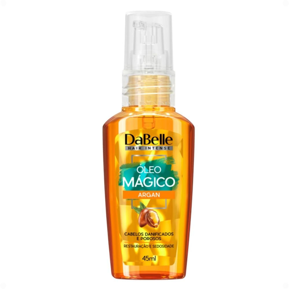 Óleo Mágico DaBelle Argan Cabelos Danificados e Porosos 45ml