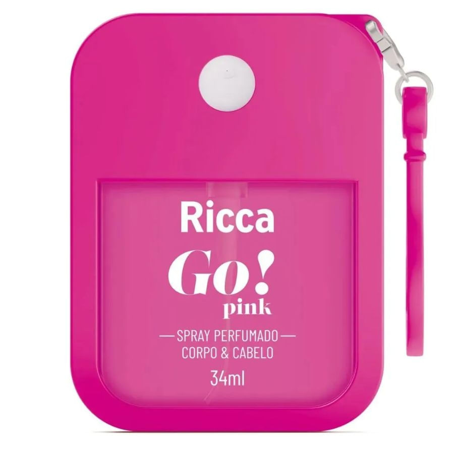 Spray Perfumado Go! Pink 34Ml - Ricca