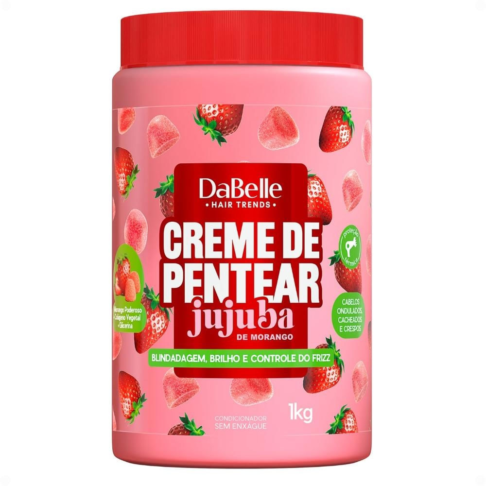 Creme De Pentear DaBelle Jujuba De Morango 1kg