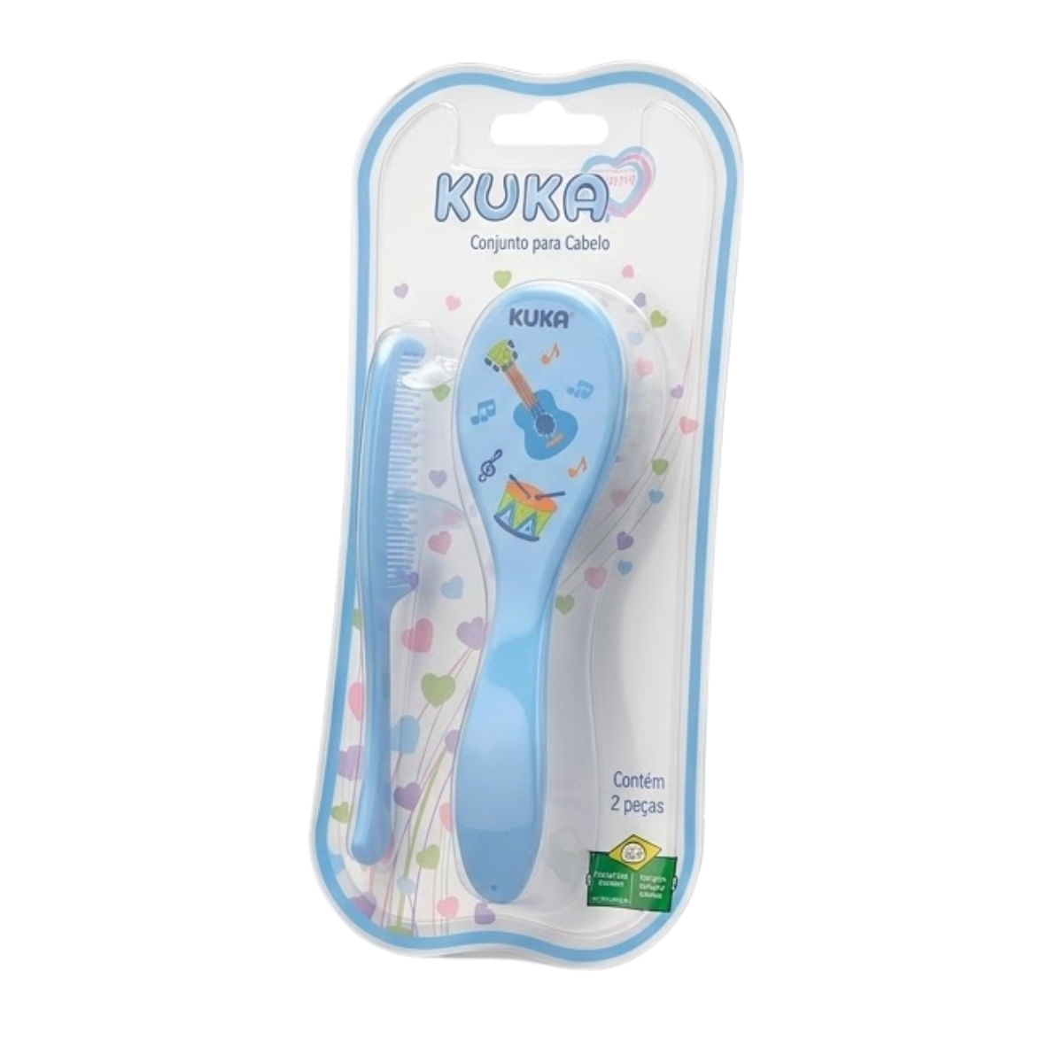 Conjunto para Escova e Pente Kuka Baby