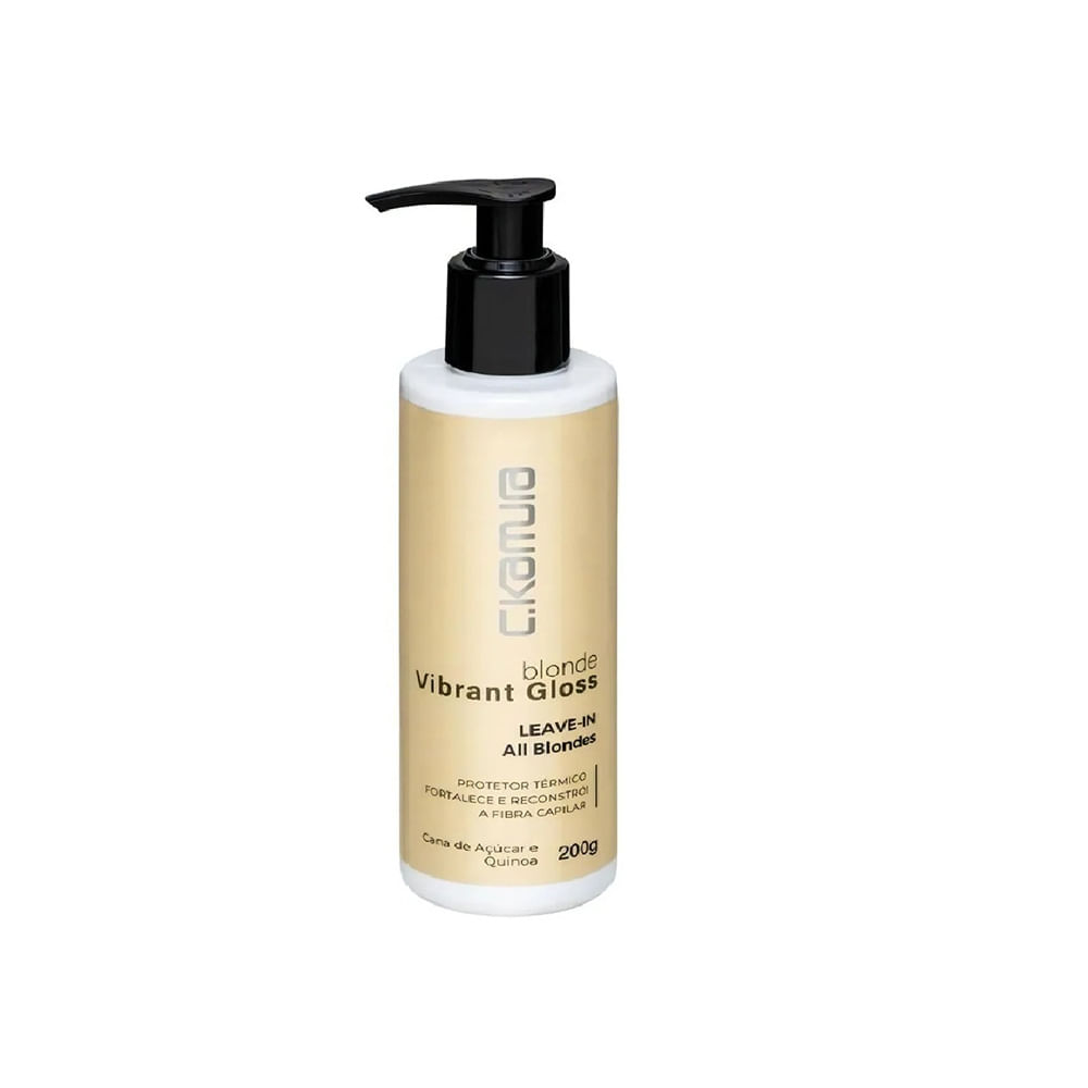 Leave In Blonde Vibrant Gloss Ckamura Protetor Termico 200g