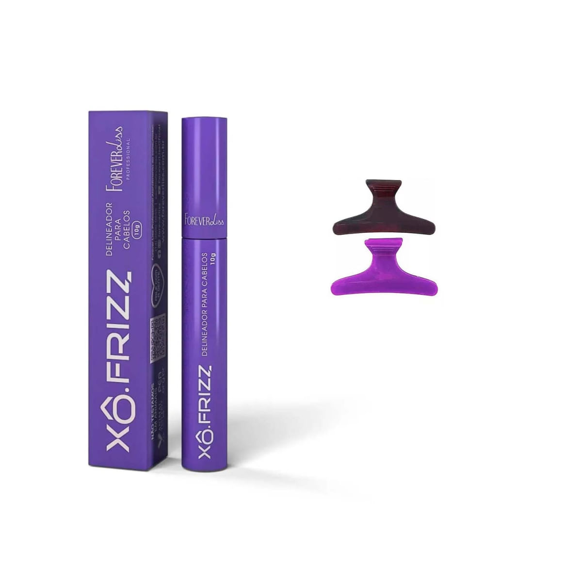 Xô Frizz Tira Frizz e Alinha Forever Liss +2 Presilhas