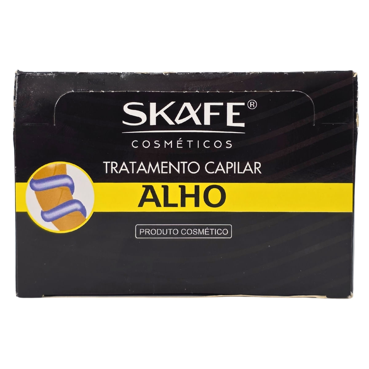 Kit 24 Ampolas De Tratamento Capilar Alho Skafe 10Ml Cada