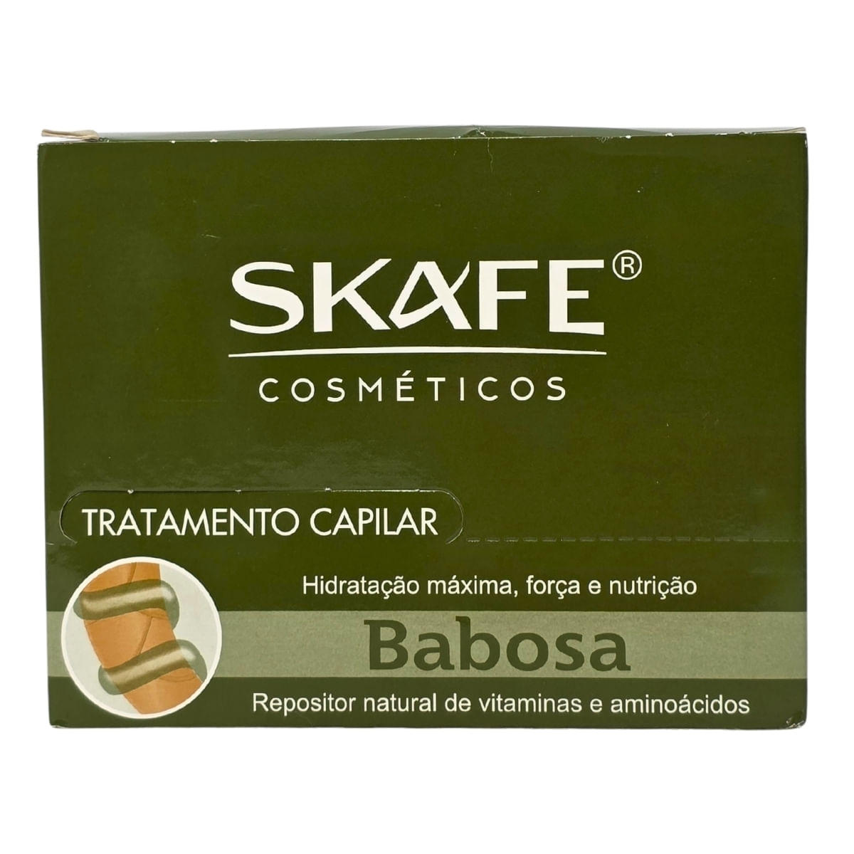 Kit 24 Ampolas De Tratamento Capilar Babosa Skafe 10Ml Cada