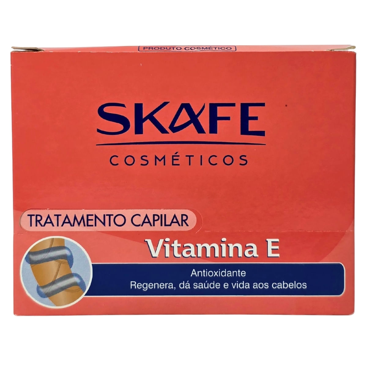 Kit 24 Ampolas De Tratamento Capilar Vitamina E Skafe 10Ml Cada