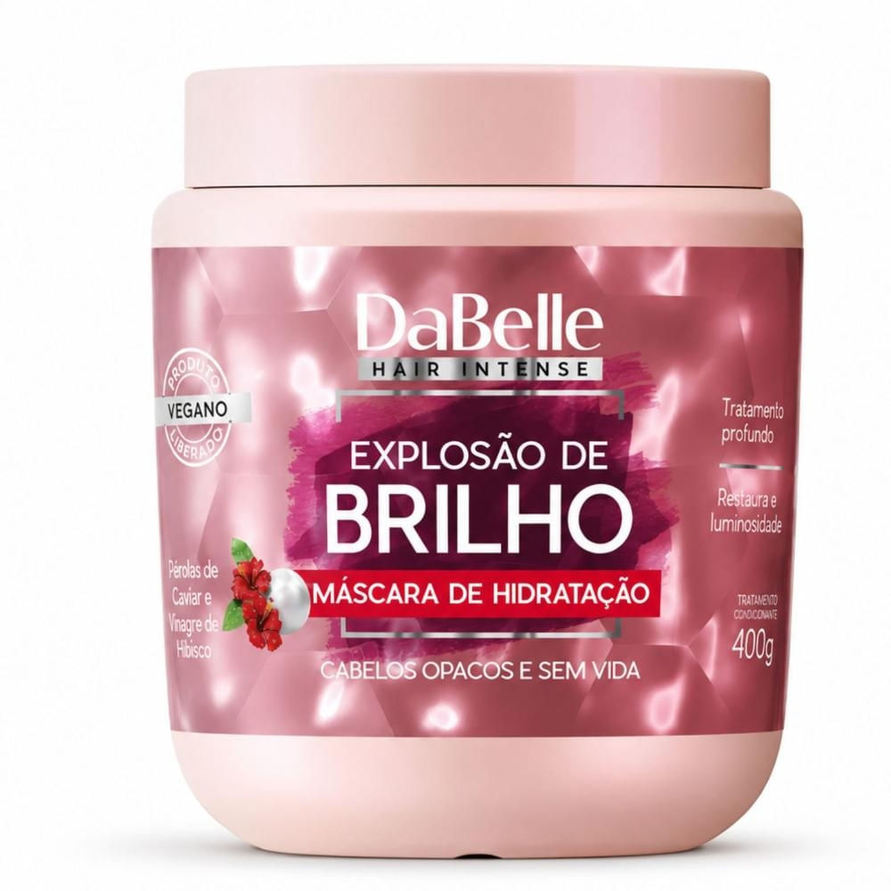 Máscara De Hidratação DaBelle Explosão De Brilho 400g