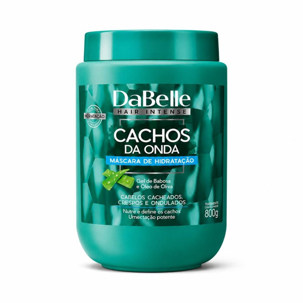 Máscara De Hidratação DaBelle Cachos Da Onda 800g