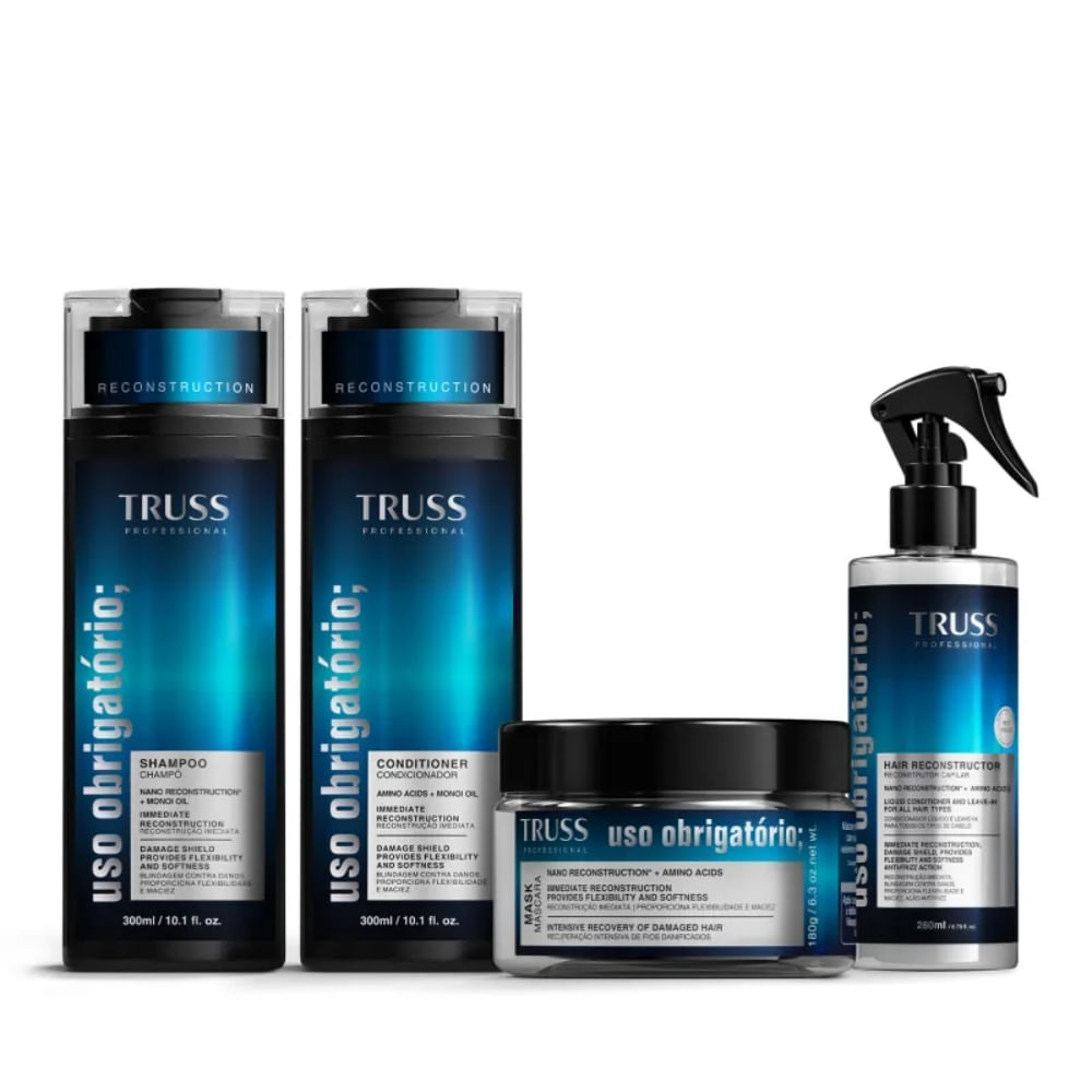 Combo Truss Uso Obrigatório; (4 itens)
