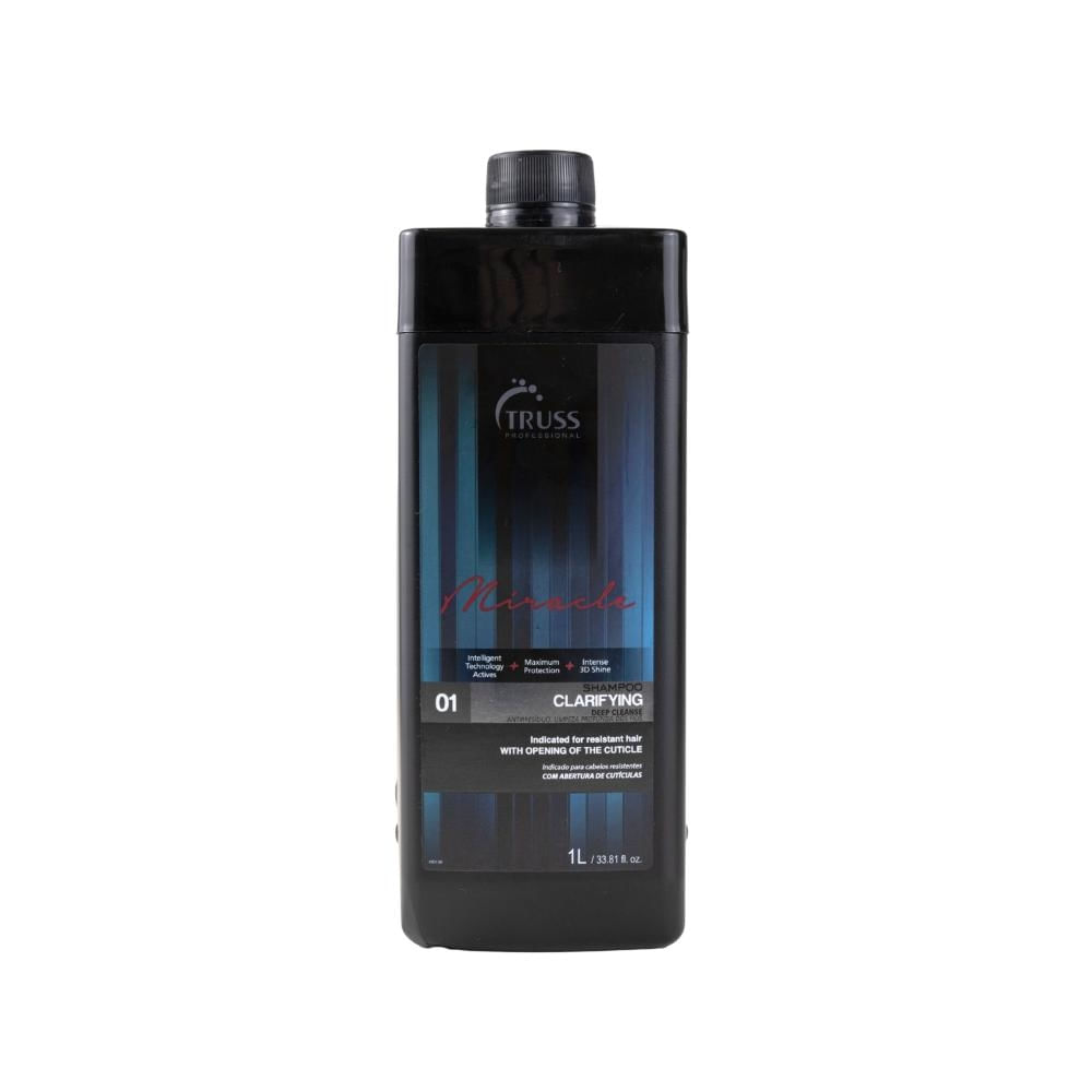 Shampoo Truss Clarifying Deep Cleanse Fios e Cutículas 1 Litro