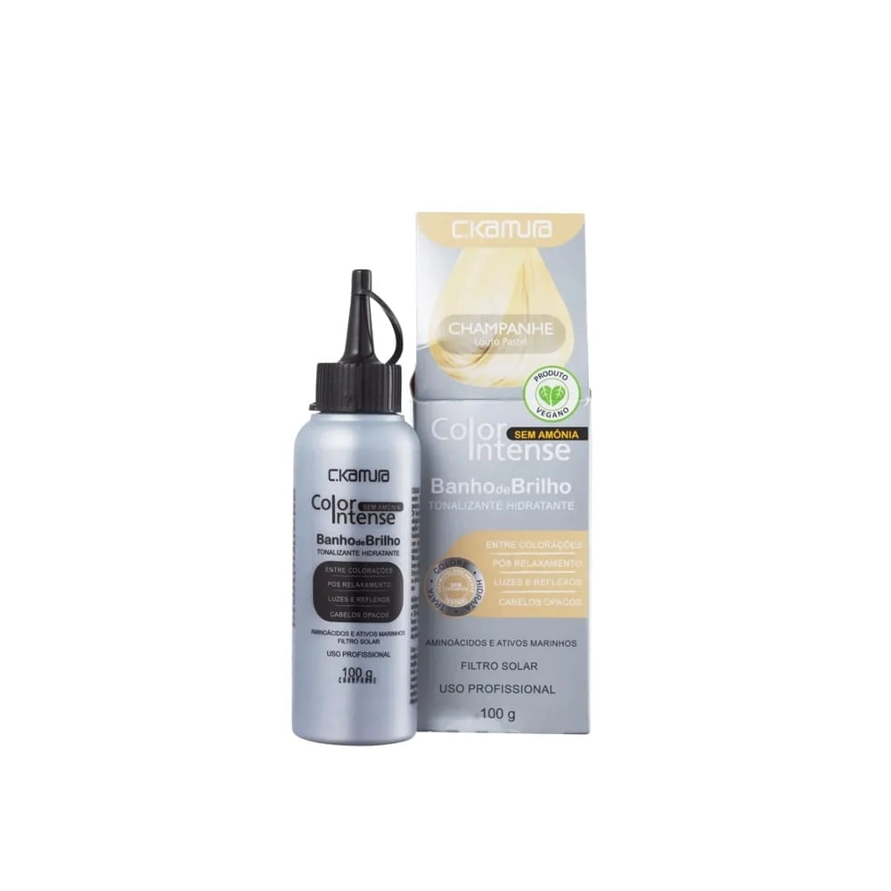 Tonalizante C.Kamura Color Intense Champanhe Louro Pastel 100g