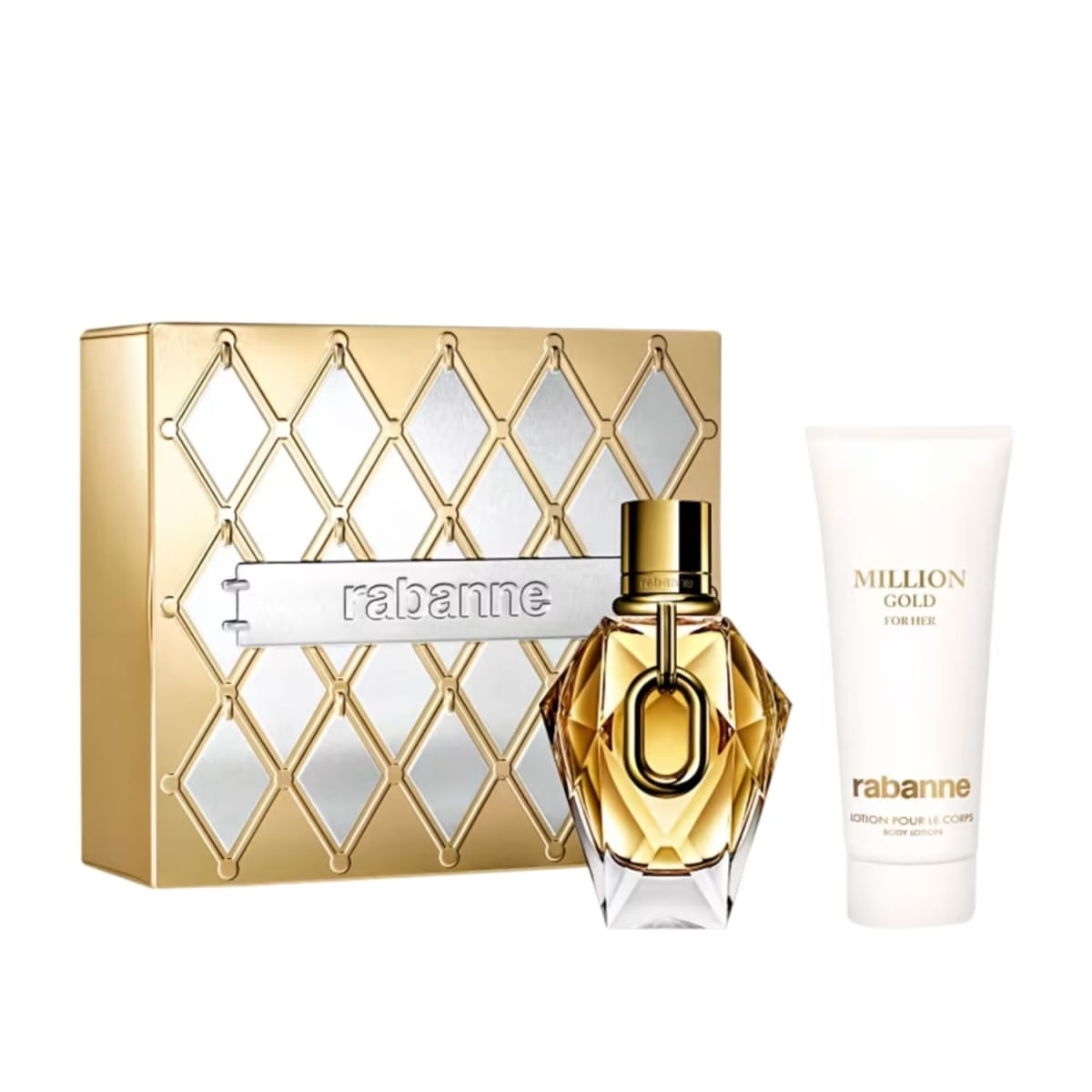 Rabanne - Kit Million Gold - Feminino - EDP - 90ml + Loção Corporal 100ml