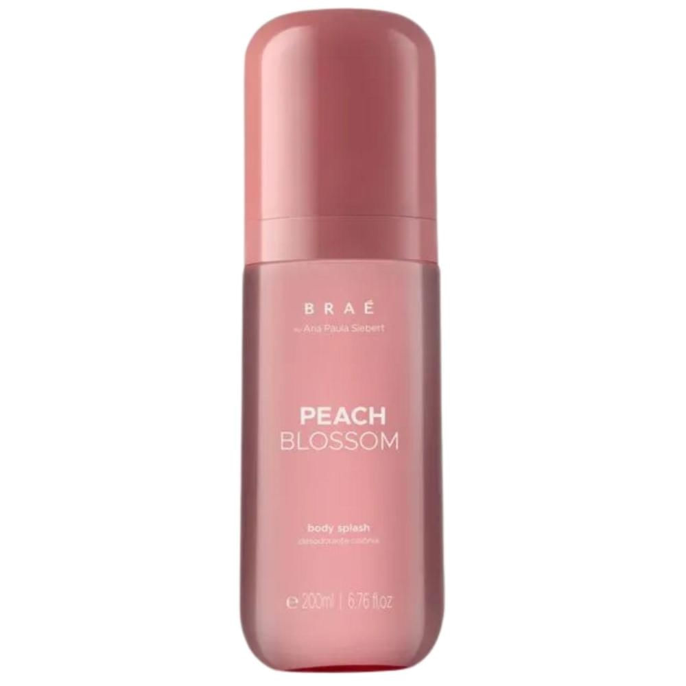 Perfume Body Splash Feminino Braé Peach Blossom 200ml