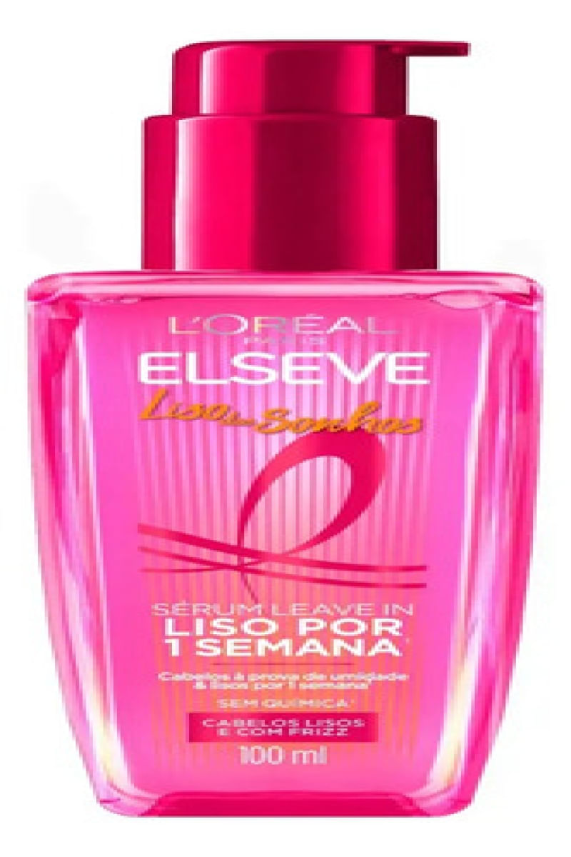 Sérum Leave-In Elseve Liso Dos Sonhos 100Ml
