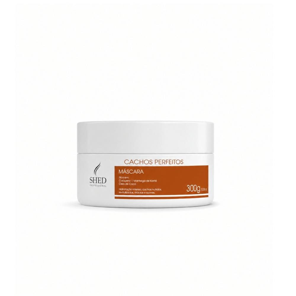 Máscara 300g Cachos Perfeitos: Hidratação e Controle de Volume
