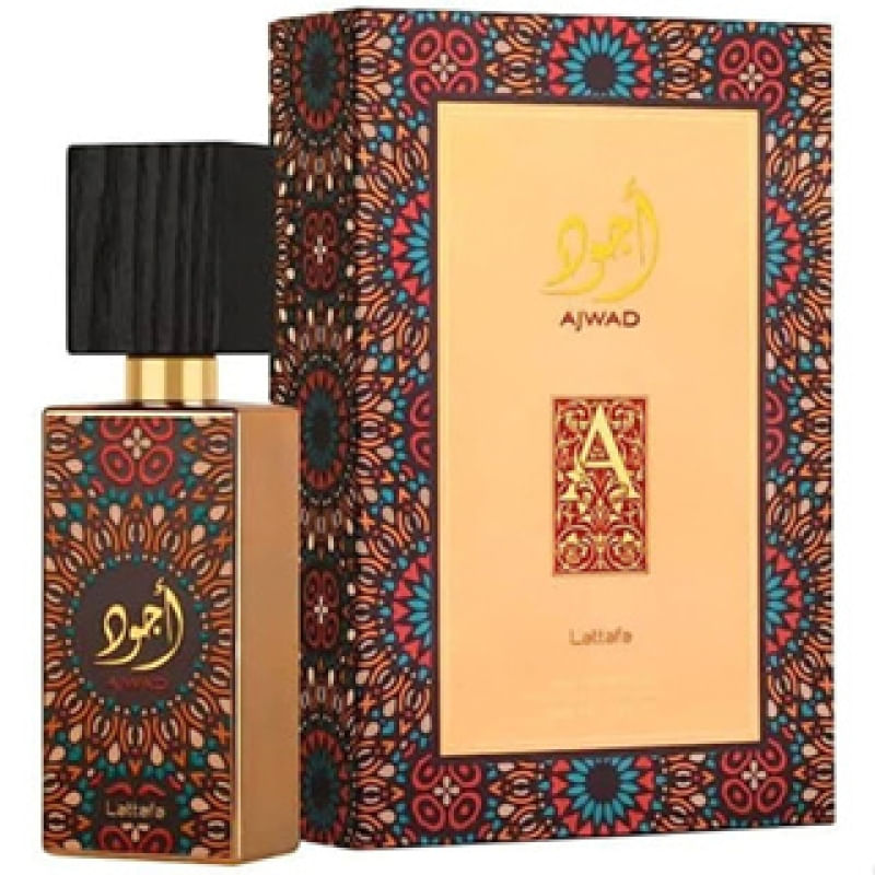Perfume Árabe Ajwad Lattafa Original Eau De Parfum Unissex 60ml
