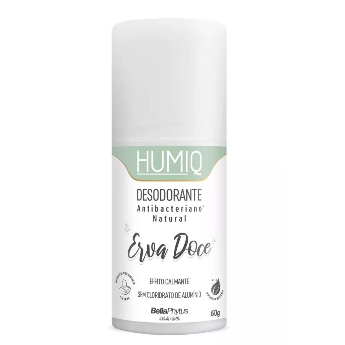 HUMIQ DESODORANTE ROLL-ON ERVA DOCE 60G - BELLAPHYTUS